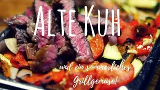 Txogitxu Rib Eye aus dem BEEFER | Alte Kuh mit einer sommerlichen Gemüsebeilage