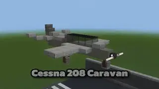 🐯 Tutorial: How to Make a Cessna 208 Caravan in Minecraft - Plane