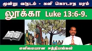 The fruitless tree - the lesson we can learn - கனி கொடாத மரம் -லூக்கா Luke13:6-9. அத்திமரம் Figtree