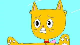 Джинджер бежит от страха 🙀❗