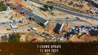 Progress Update &ndash; T-Chowk Flyover, Islamabad | 11 Nov 2025 | HCS