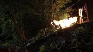 Fire Burn Stunt. Stuntman Set On Fire #action #actionmovies  #actionmovie #adventure #thriller #FYP 