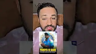 Breaking News : Hardik Pandya Is Back In WhiteBall Series 🔥 #INDvsAUS #hardikpandya