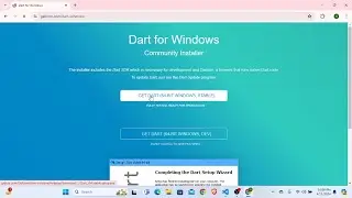 How to install Dart in Windows