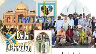 Family trip!Travelling videos😎!!visited various historical places(Lotus temple India gate,etc!✨💫☄️