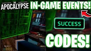 💫*IN-GAME EVENTS* ALL IN GAME EVENTS UPDATE CODES FOR THE APOCALYPSE | ROBLOX THE APOCALYPSE CODES