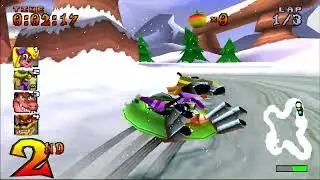 Crash Team Racing (USA) Copas Arcade en dificil con Oxide