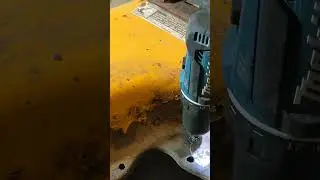 Mower Deck Repair - Drill hole when cracked
