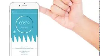 Mockup Anwendung der Preventicus Heartbeats App