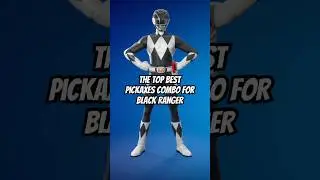 Black Ranger Top 5 Pickaxes To Use #fortnite #powerrangers