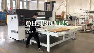 QHFP80-1428 Цепной питатель, печатно-высекальный станок, принтер для картонных коробок, высекальный станок
