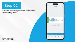 Renaming Your Locks with Nyckel app | Smartlox
