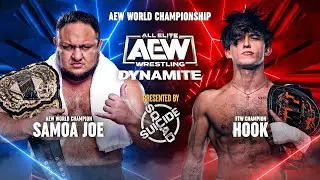 PREVIEW: Samoa Joe's First AEW World Title Defense vs the Cold Hearted HOOK | AEW Dynamite, 1/16/24