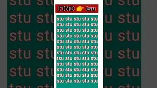 Find this No. 👉 .tsu. with in 6 seconds 🧐🤔