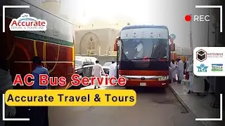 Spiritual Journey: AC Bus Service for Umrah Group with Shaykh Yusuf Badat & Iqbal #Muslims #Umrah