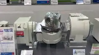 YUKIWA Direct Drive Tilting Rotary Table DTE170 @MECT2023 Nagoya