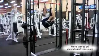 Side Knee Raises with Hanging Straps