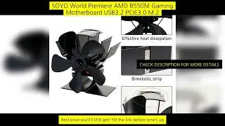 Mini Stove Fan Heat Powered Fireplace Fan Log Wood Burner Eco-Fan Quiet 5