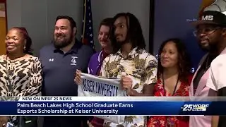 Palm Beach County teen gets scholarship to play esports at Keiser University