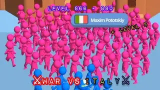 Join Clash 3d l War vs Italy l Level 866 vs 880 l Jude Gaming