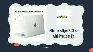 Midkart Hard Shell Plastic Case Cover Compatible with MacBook Air 13 Inch