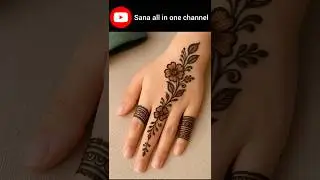 Simple and Aesthetic mehndi design#shorts#aesthetic#mehndi