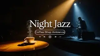 Cozy Winter Jazz at Outdoor Coffee Shop Ambience ⛄ Relaxing Jazz Background Music to Study, Work