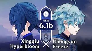 Xingqiu (Top) - Chongyun (Bottom) | Spiral Abyss 6.1b | Genshin Impact Luna