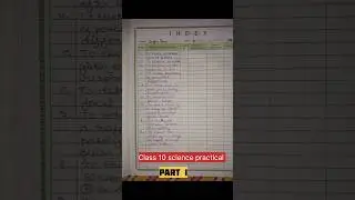 Class 10 science practical file part 1 #class10 #class10science #sciencepractical #10practicalfile