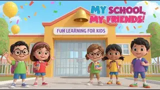 My School, My Friends | Fun Kids Poem About Friendship & School Life | Learning Video for Children