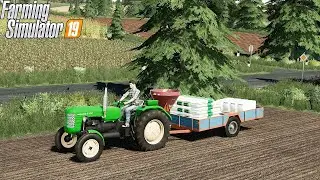 FS 19 | OLD FARM | Timelapse # 64. I bought 800 bees. Spreading fertilizers.