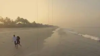 Best pre wedding drone shot | Beach shore |
