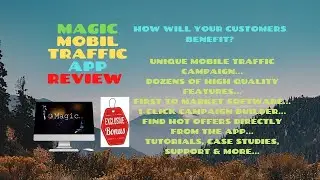 Get Magic Mobil Traffic review✅ WARNING⚠️  DON'T GET THIS WITHOUT MY✅  CUSTOM✳️  BONUSES!♻️✅