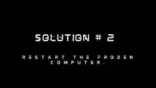 How to Fix a Frozen Screen on Your Computer