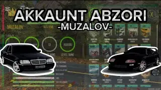 AKKAUNTIM ABZORI || Car Parking Multiplayer || #muzalov 