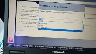 JAK ZMIENIĆ POJEMNOŚĆ AKUMULATORA ? W BMW E60 E61 AUTOCOM DELPHI BATTERY REGISTRATION 