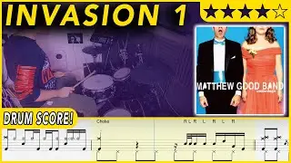 Invasion 1 - Matthew Good Band | DRUM SCORE Sheet Music | #536 DRUMSCRIBE