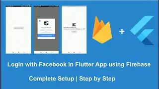 Flutter | Login With Facebook In Android App Using Firebase | App Development Tutorial