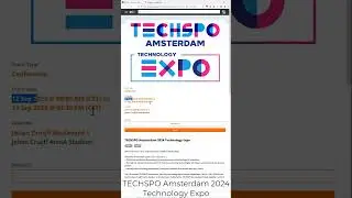 Major Crypto Event | TECHSPO Amsterdam 2024 Technology Expo