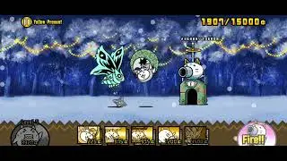 Battle Cats Yellow Present (No Gacha) - Night 3: Christmas Eve Redelivery Stage 3