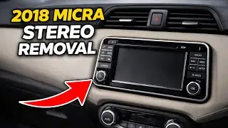 How to Remove the Stereo from a 2018 Nissan Micra (Factory Radio)