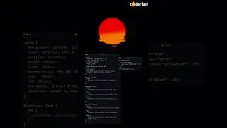 sunset evening effect using html CSS JavaScript