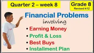 Situations Involving Financial Problems Math 8 Matatag, (2nd) Second quarter week 8
