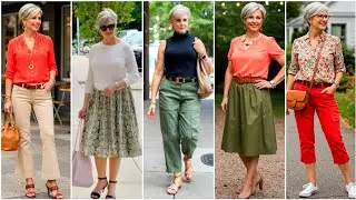Natural Older Women OVER 50 60 70 |New Trends Fashion For Women |Spring/ Summer|Fall Fashion 2025