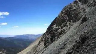 Mt Lindsey 4 - approaching the gulley climb