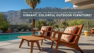 23 Colorful Outdoor Furniture Inspiration for Luxury Patios and Backyards