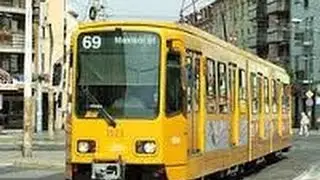 Budapest 69.-es villamos(Mexikói út M.-Újpalota Erdőkerülő utca)Budapest tram line nr.69.