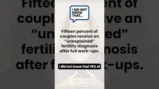 ❓Unexplained Infertility Affects 15% of Couples❓#ivf #ttc #ovarianreserve