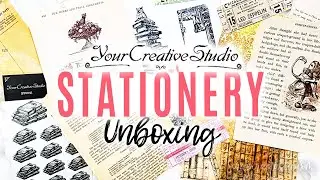Unboxing YOUR CREATIVE STUDIO Vintage Ephemera Subscription Box