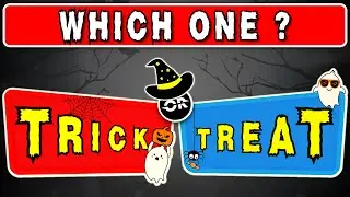 Trick or Treat 🎃🍭 Choose One Button 🔴 | Halloween Edition 🎃
